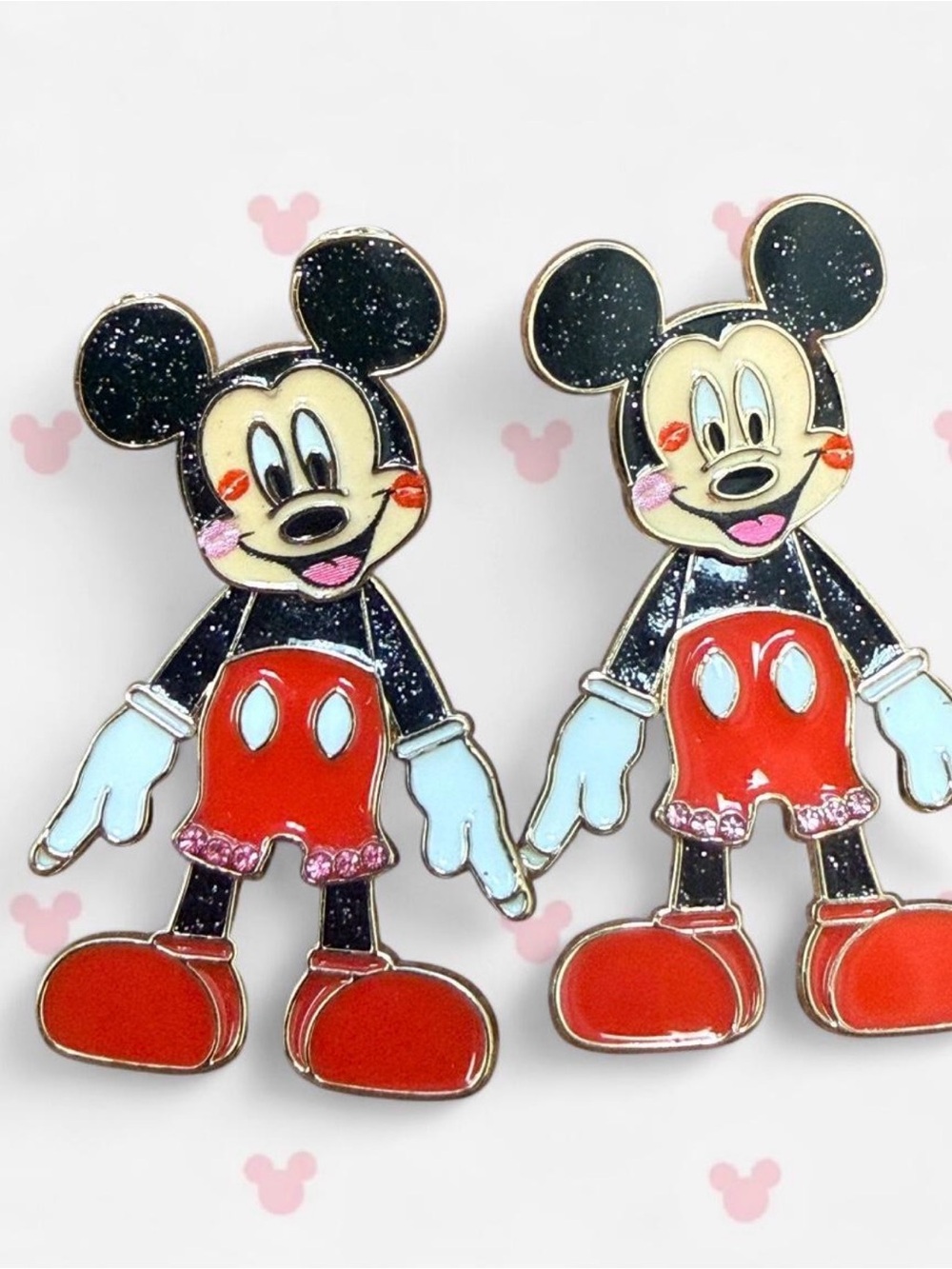 BaubleBar Mickey Mouse 'Kissed' 3D drop earrings